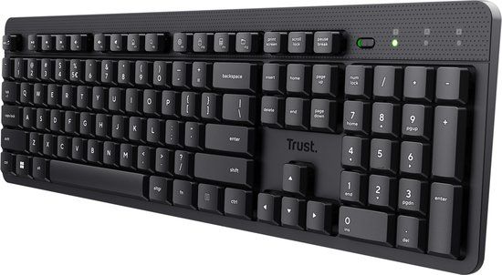 Trust Ody II Kantoor RF Draadloos QWERTZ Duits Zwart