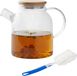 Merkloos Theepot - 1,8 l - transparant