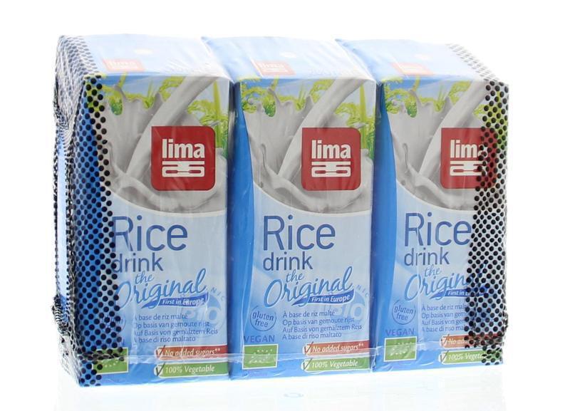 Lima Rijstdrink Original 3x200ml