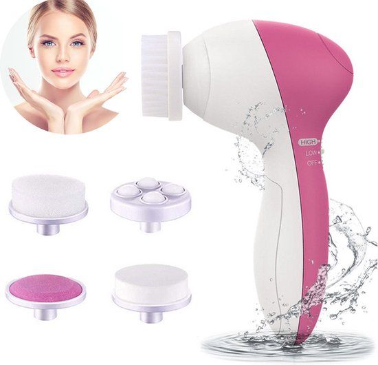 Merkloos Gezichtsreinigings set - Blackhead remover - facecleaner - gezichtsverzorging - 5 in 1 gezichtverzorging