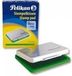 Pelikan Ink Pads in Metal Casing - Green, Silver