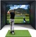 SimSpace Simulateur de golf - Noir