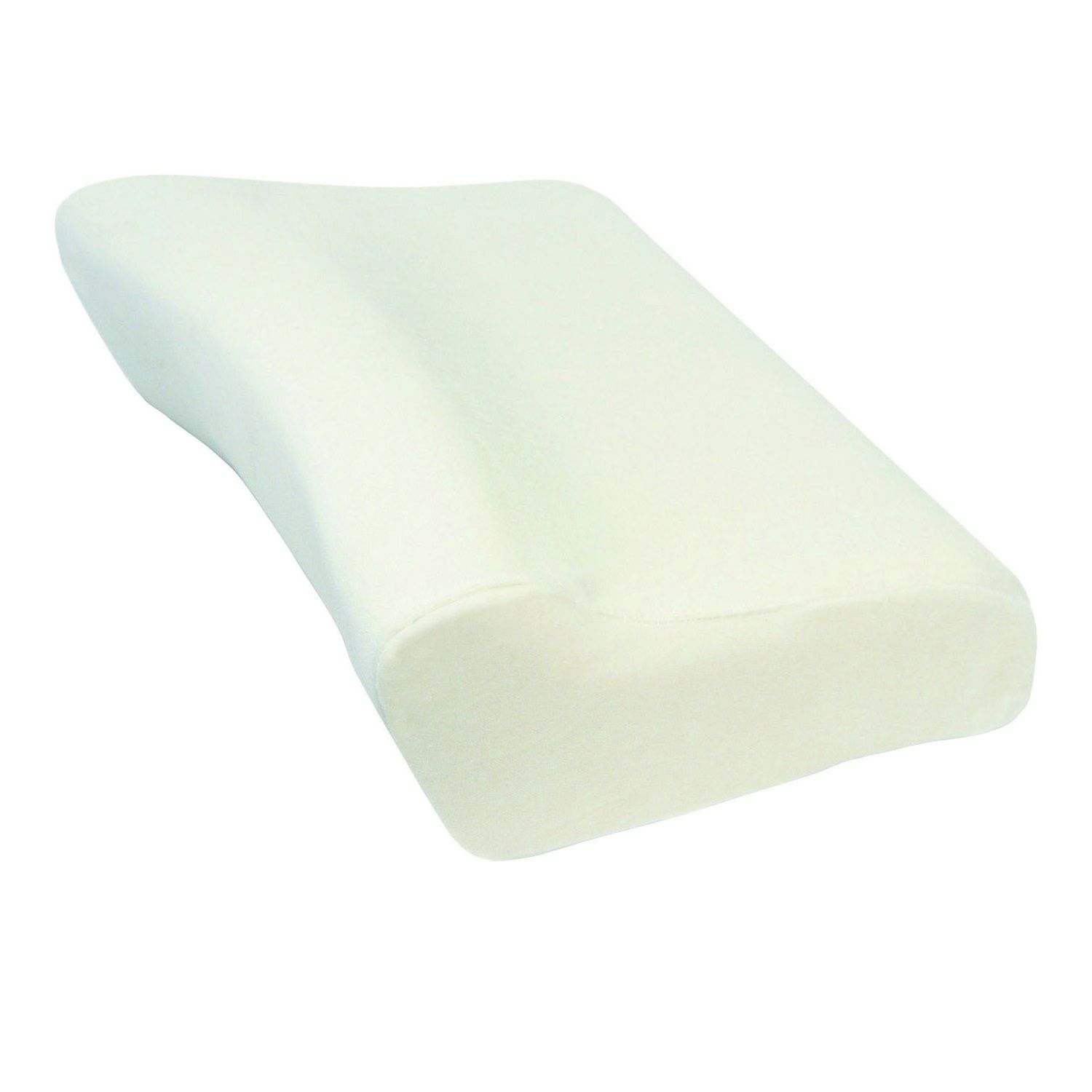 SISSEL Soft Rechthoekig Traagschuim Hoofdkussen - 47 x 33 cm - Wit