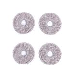 ECOVACS Wasbare Dweilpads 4 STKS Per Pack voor DEEBOT X2 Omni/T20 Omni/T10 Omni/X1 Omni/X1 Turbo Serie Robot Stofzuiger en Mop Cleaner, Grijs
