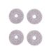 ECOVACS Wasbare Dweilpads 4 STKS Per Pack voor DEEBOT X2 Omni/T20 Omni/T10 Omni/X1 Omni/X1 Turbo Serie Robot Stofzuiger en Mop Cleaner, Grijs
