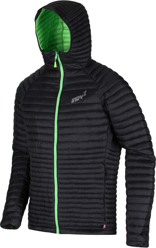 inov-8 Thermoshell Pro Jas met Doorlopende Rits Heren, black/green