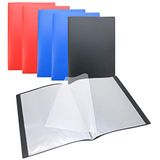 WAYTEX 931420P documentenbescherming, A4, 80 afbeeldingen, 40 hoezen, polypropyleen, verschillende kleuren, 6 stuks