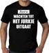 Bellatio Decorations Shoppartners Bv Grote maten Kerst is: wachten tot het jurkje uitgaat Kerstshirt / Kerst t-shirt zwart voor heren - Kerstkleding / Christmas outfit XXXXL