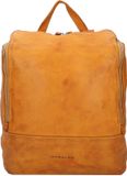 Harold's Leren Laptop rugzak Submarine Notebook Backpack Yellow Mosterdgeel