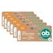 o.b. Organic Super, biotampons voor zwaardere menstruatiedagen uit 100% biokatoen met gebogen groeven voor een betrouwbare en natuurlijke bescherming 6 x 16 stuks