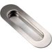 Gedotec Poignée coquille MADRID en acier inoxydable ovale 120x40 mm