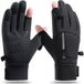 Coonoor Fahrradhandschuhe Fleecehandschuhe warme Winterhandschuhe wasserfest winddicht mit Touchscreen-Funktion, Thermohandschuhe Sporthandschuhe