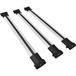 Mini Compatible Avec Mini Countryman 2 (f60) 2017-2023 Fly Modèle Barres De Toit Railing Porte-bagages De Voiture Aluminium Gris 3 Barres