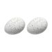 Cooee Design lot de 2 œufs de Pâques blanc
