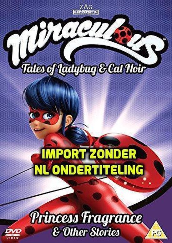 Animation Miraculous: Tales of Ladybug and Cat Noir: Princess Fragrance & Other Stories Vol 3 dvd