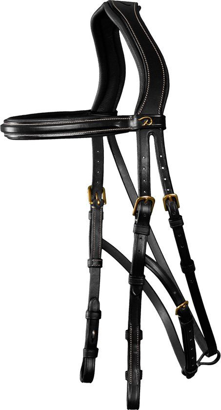 Dy'on Hackamore D Collection - Zwart - Cob