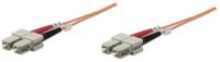 Intellinet 1m SC/SC Orange PVC Cable
