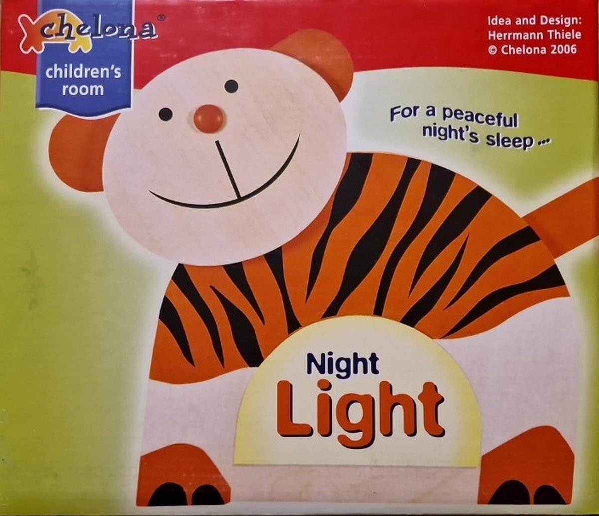 Chelona kinderkamer nachtlamp tijger