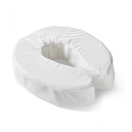 Bigbuy Sundo Toiletverhoger gewatteerd - 10 cm - Wit