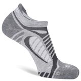 Balega Unisex Ultralight No Show hardloopsokken, grijs/wit, large, EU maat 43-45,5