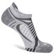 Balega Unisex Ultralight No Show hardloopsokken, grijs/wit, large, EU maat 43-45,5