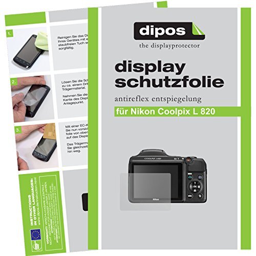 dipos I 6X beschermfolie mat compatibel met Nikon Coolpix L820 folie displaybeschermfolie