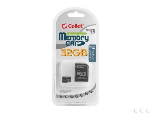 Cellet 32 GB Sony SGP312 Micro SDHC-kaart - Inclusief SD-adapter