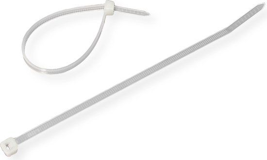 VALUE Tie-wraps, 15cm, 3,7mm, haaks, 100 stuks