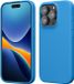 kwmobile Case voor iPhone 15 Pro - Slank TPU-Hoesje met Zachte Afwerking - In zeebries