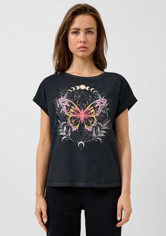 QS s.Oliver T-shirt zwart XXL