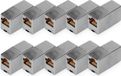 Digitus DN-93901-10 RJ45 Koppeling Cat 5e - 10 stuks - Zilver