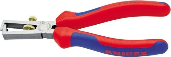 KNIPEX Afstriptang zwart geatramenteerd met meer-componentengrepen 160mm