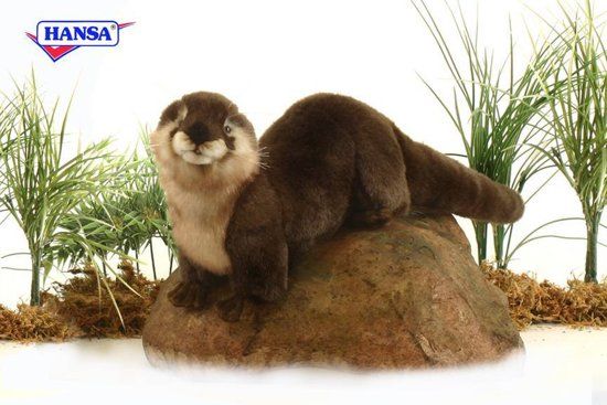 Hansa Pluche Otter 24 cm bruin