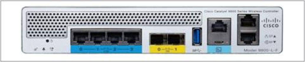 Cisco Catalyst 9800-L-F Wireless Controller - 6x Ethernet Ports - 2x SFP Ports - Grey
