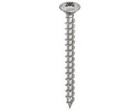HECO TOPIX-Plus spaanplaatschroef 5x50mm lenskop RVS voldraad PZD 2 (200 stuks)