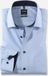 OLYMP Luxor modern fit chemise - bleu clair structure (contraste) - Sans repassage - Tour de cou : 44