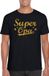 Bellatio Decorations Shoppartners Bv Super opa cadeau t-shirt met gouden glitters op zwart voor heren - kado shirt voor grootvaders / Vaderdag cadeau M