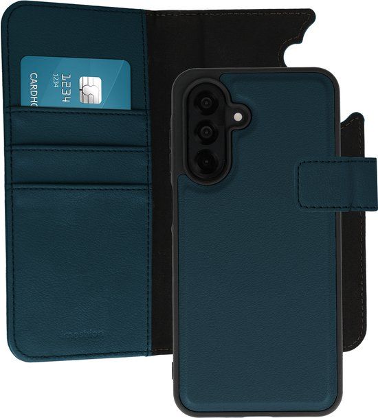 imoshion Hoesje - Geschikt voor Samsung Galaxy A26 - Uitneembare 2-in-1 Luxe Bookcase - Blauw