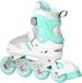 Nils Extreme NH18191 - Patins à roulettes 2-en-1 - Blanc-Bleu - Unisexe - Aluminium
