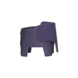 EO - Lampe sans fil rechargeable Éléphant - Violet - Cuir - Designer Marc Venot