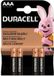 Duracell Set van 4x AAA Simply batterijen 1.5 V - alkaline - LR03 MN2400