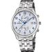 Festina F6854/A Heren Polshorloge Chronograaf Zilverkleurig Staal Wit Analoog
