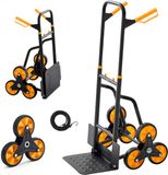 Vevor Opvouwbare Trapbeklimwagen, 350 kg, Staal, Zwart