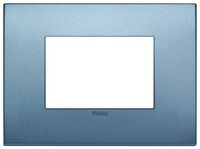 Vimar 19653.76 Plaque Classic - 3 modules - blauw