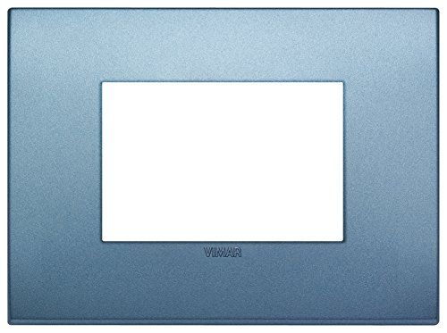 Vimar 19653.76 Plaque Classic - 3 modules - blauw