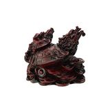 Lachineuse Drakenschildpad, ivoorkleurig, geluk, succes en bescherming, rood