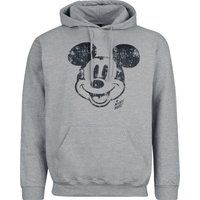 Mickey & Minnie Mouse Disney Mickey & Minnie Mouse Sweatshirts - Mickey Face Distress - S tot L - Mannen - Lichtgrijs