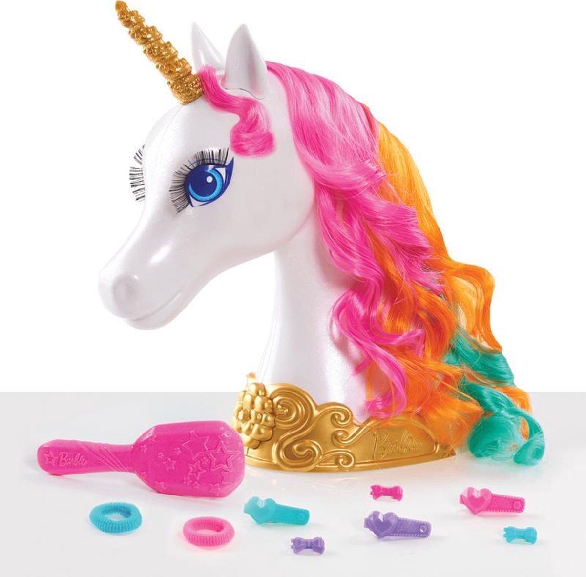 Barbie Dreamtopia - Unicorn / Eenhoorn Kaphoofd poppen en figuren kopen? | Kieskeurig.nl | je kiezen