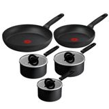 Tefal Stone Black 8-delige pannenset
