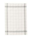 Coucke Franse handdoek, 100% linnen, antraciet, 50,8 x 76,2 cm, 50 x 75 cm (grijs)